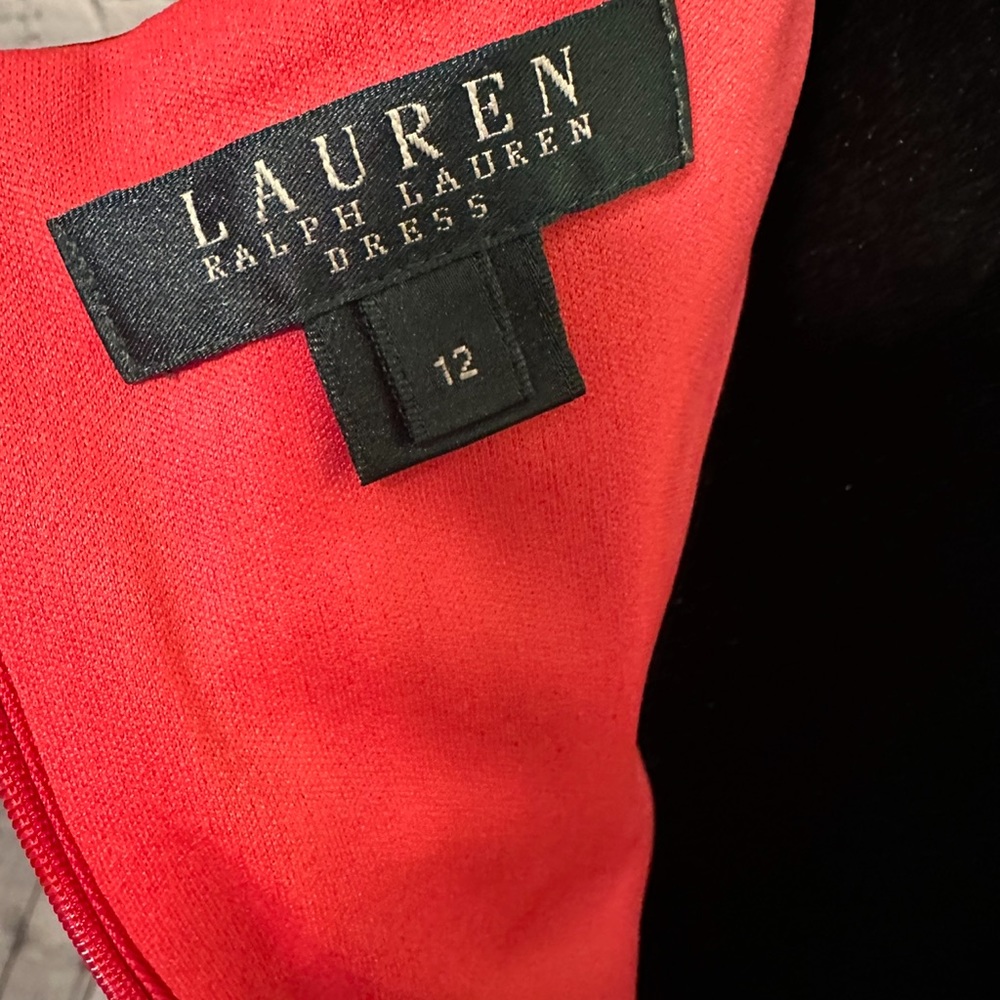 Lauren Ralph Lauren Sleeveless Salmon Dress - Picture 6 of 7